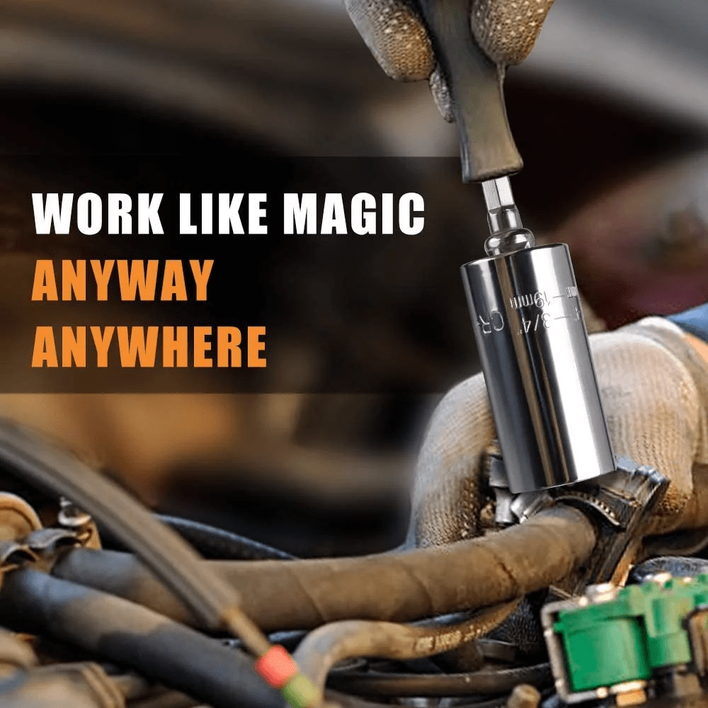 Super Universal Socket Tools Gifts for Men,Christmas Stocking Stuffers for Men Socket Set with Power Drill Adapter(7-19Mm) for Men Birthday Gifts for Dad Women Husband - Image 7