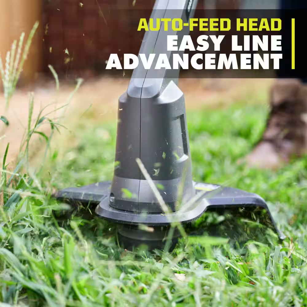 ONE+ 18V Cordless String Trimmer/Edger and Blower/Sweeper Combo Kit (2-Tools) with 2.0 Ah Battery and Charger - Image 7