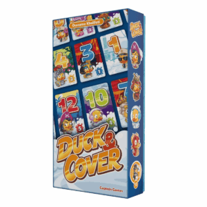 Asmodee Duck & Cover Card Game: Educational Numbers, Party Cards, 2-7 Players, Full Game Set
