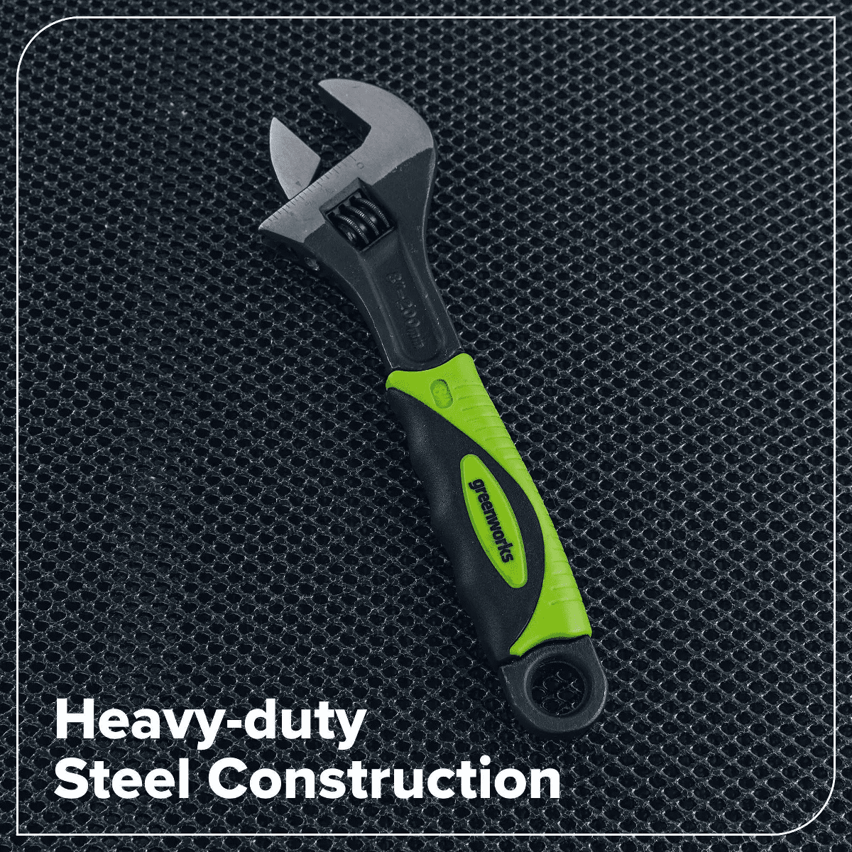 Greenworks 8" Adjustable Wrench - Image 2