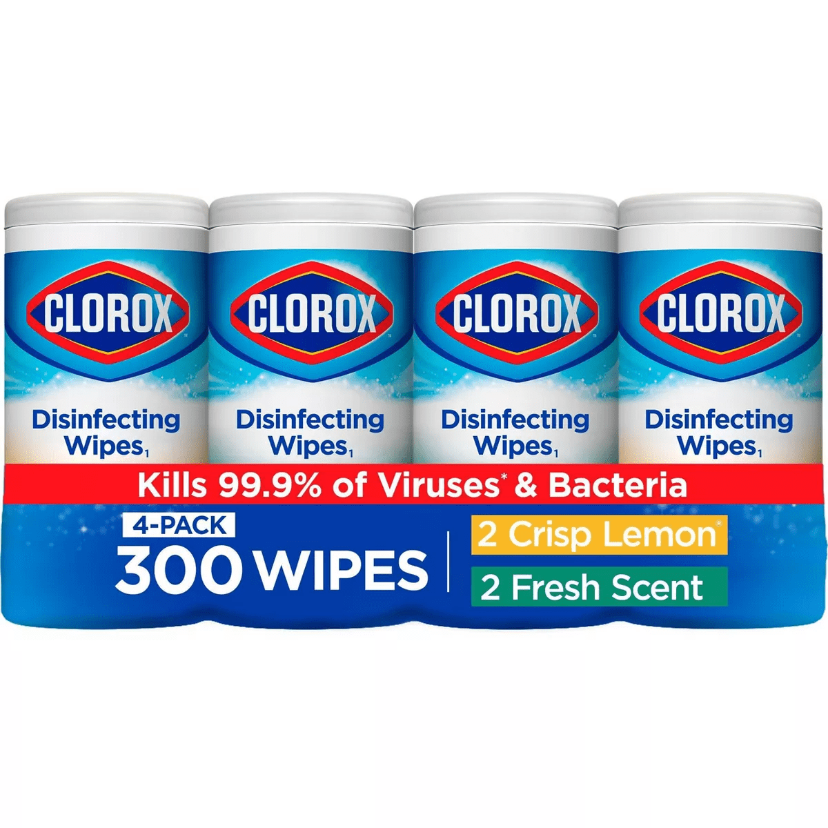 Clorox Disinfecting Wipes Value Pack - 75Ct/4Pk