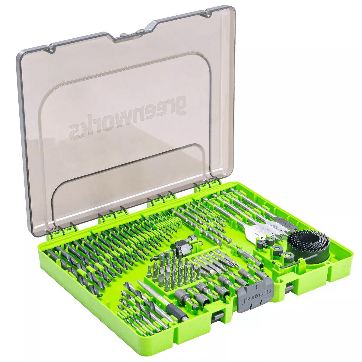 Greenworks 60Pc Multi-Material Drill and Impact-Rated Driving Set: Drill Bit Set & Accessories for Power Tools