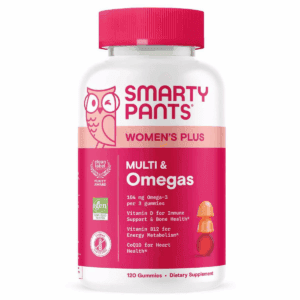 Smartypants Women'S plus Multivitamin & Omegas Gummies with Vitamins C, D3, B12 & Zinc - 120Ct
