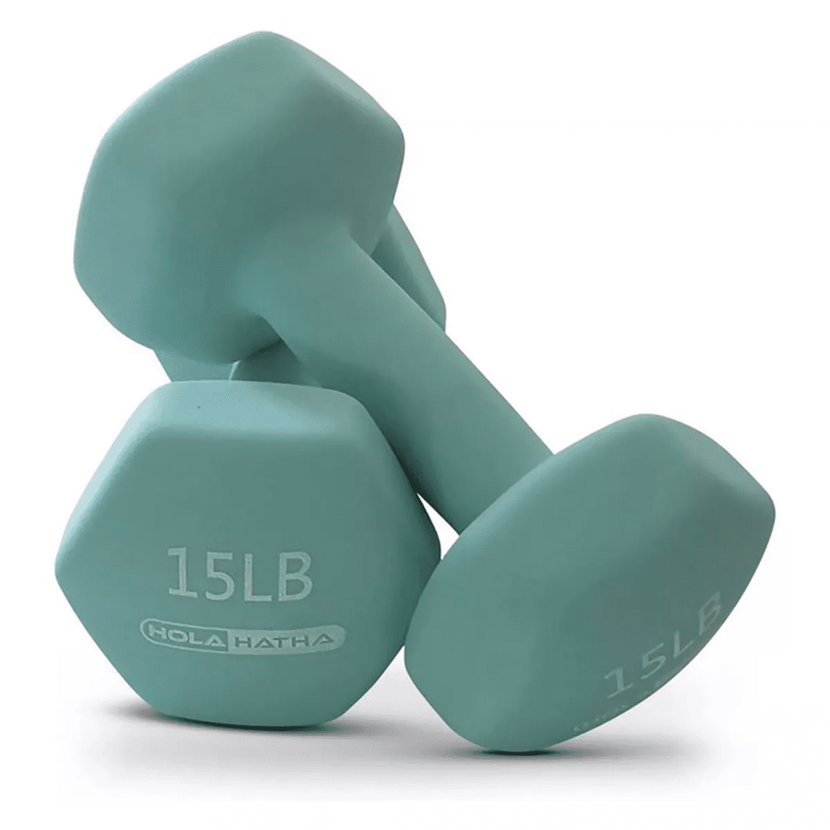 Holahatha 3, 5, 8, 10 & 12 Pound Neoprene Dumbbell Weight Set with Storage Rack - Image 7