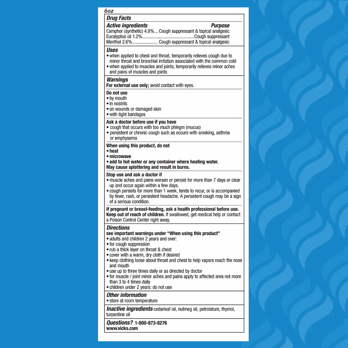 Vicks Vaporub Cough Suppressant Ointment - Image 8