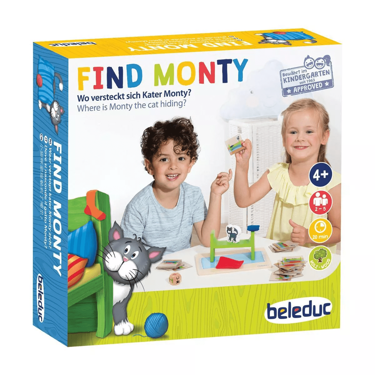 Beleduc Find Monty - Engaging Memory and Observation Game - Image 3