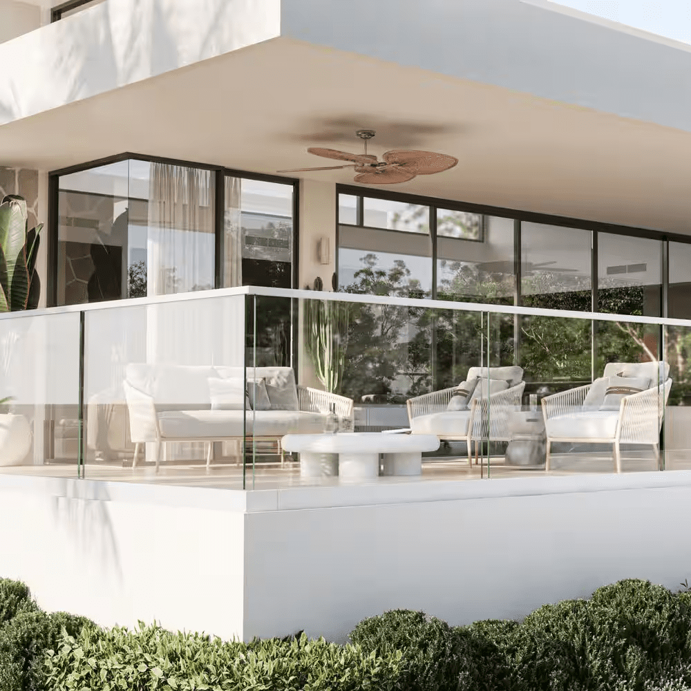 Rana 10 Ft. White Aluminum Base Rail - Image 2