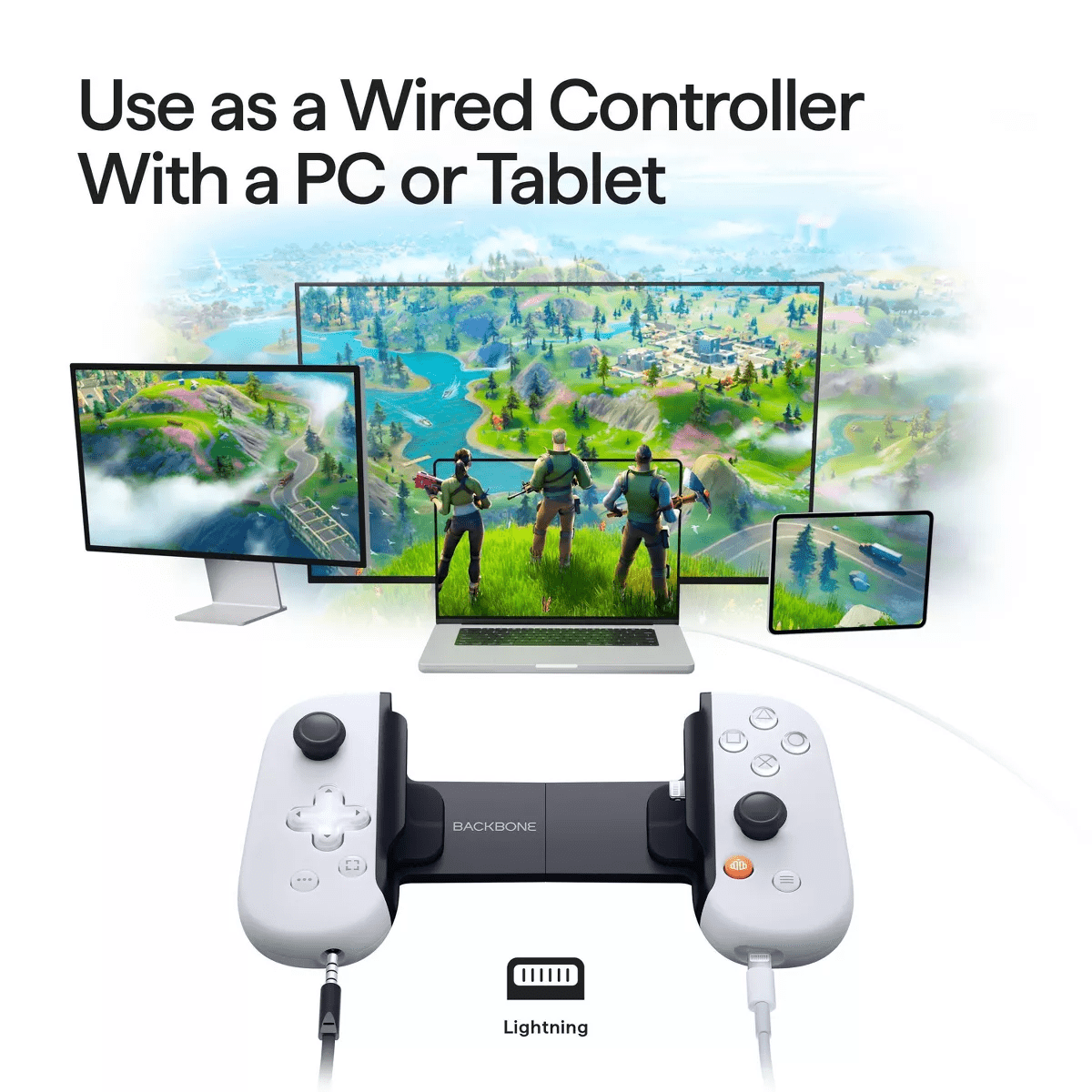 Backbone One Playstation Edition (Lightning) Mobile Gaming Controller for Iphone - Gen 2 White: Apple Compatible Accessory - Image 3