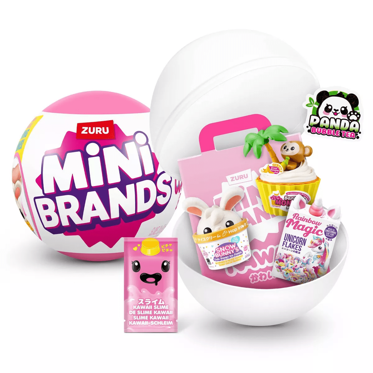 Mini Brands Kawaii Kuties Mini Figure: Articulated Sensory Development Animation Figures, PVC Material
