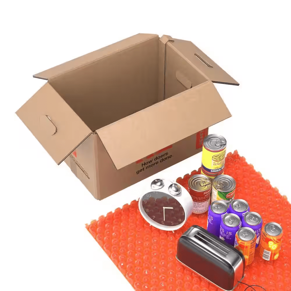 16 In. L X 10 In. W X 12 In. D Heavy-Duty Small Moving Box Shipping and Packing with Handles (10-Pack) - Image 5