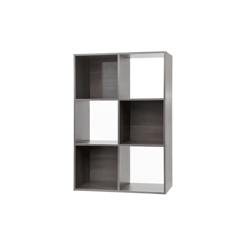 35.88-In H X 24.13-In W X 11.63-In D Rye Stackable Wood Laminate 6 Cube Organizer - Image 22