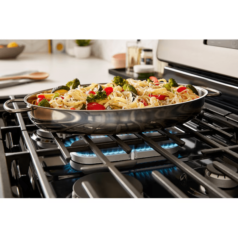 30-In 5 Burners 5.1-Cu Ft Freestanding Natural Gas Range ( Stainless Steel ) - Image 9