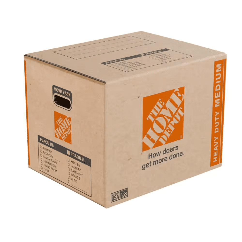 20 In. L X 16 In. W X 15 In. D Heavy-Duty Medium Moving Shipping and Packing Box with Handles (10-Pack)
