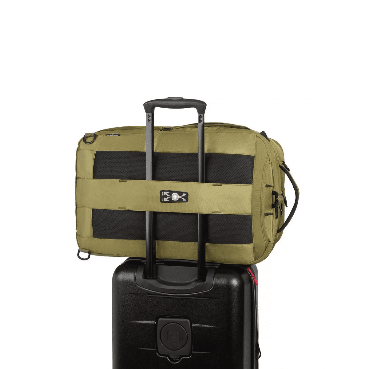 SWISSGEAR 45L Travel Backpack with RFID Blocking Pocket - Olive Branch: Polyester, Fits 17" Laptop - Image 11