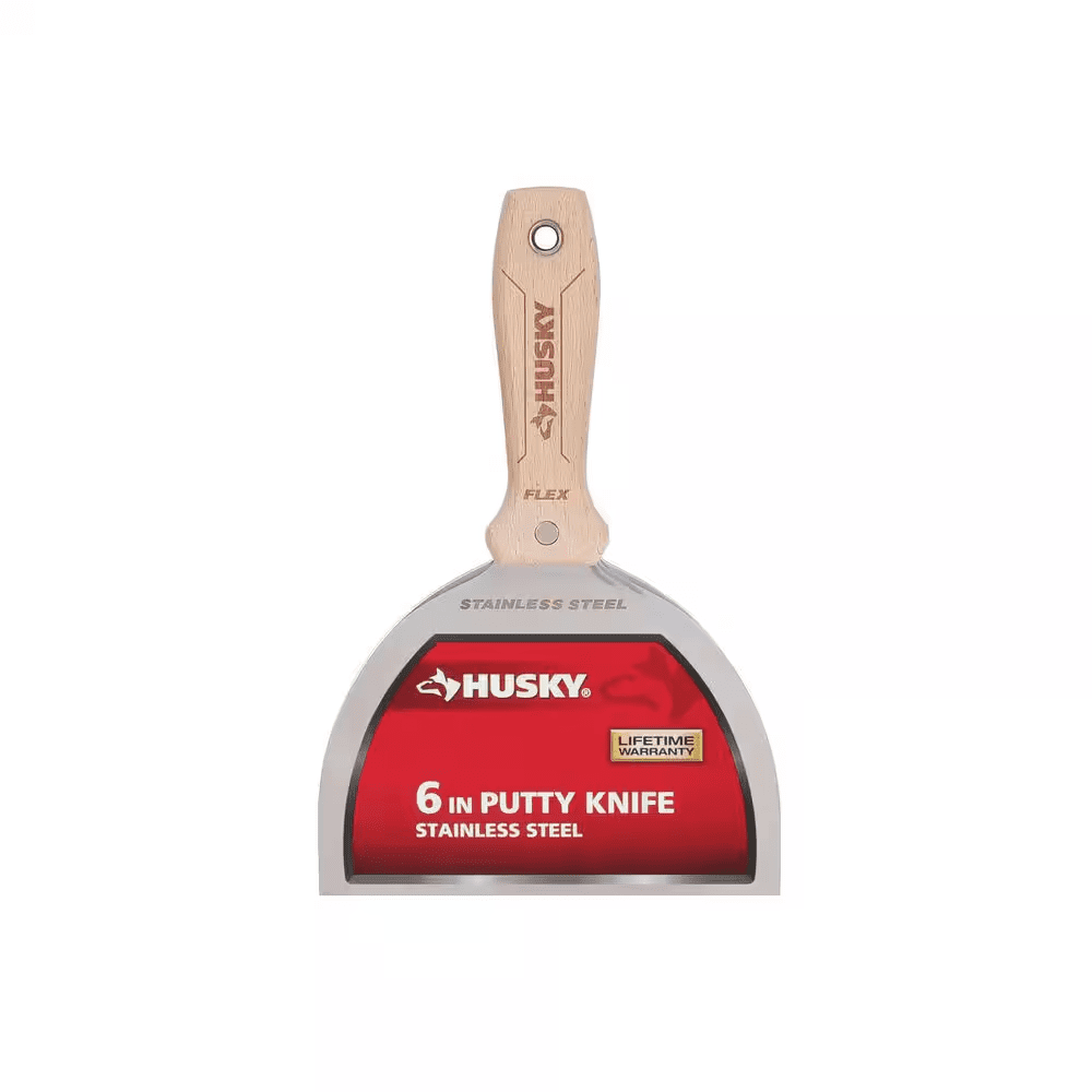 3-Pack Wooden Handle Putty Knife and Scraper Set with Stainless Steel Blade - Image 2