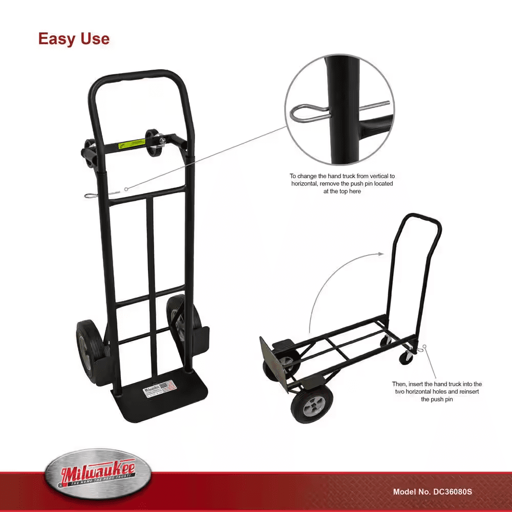 800 Lb. Capacity Hand Truck - Image 4