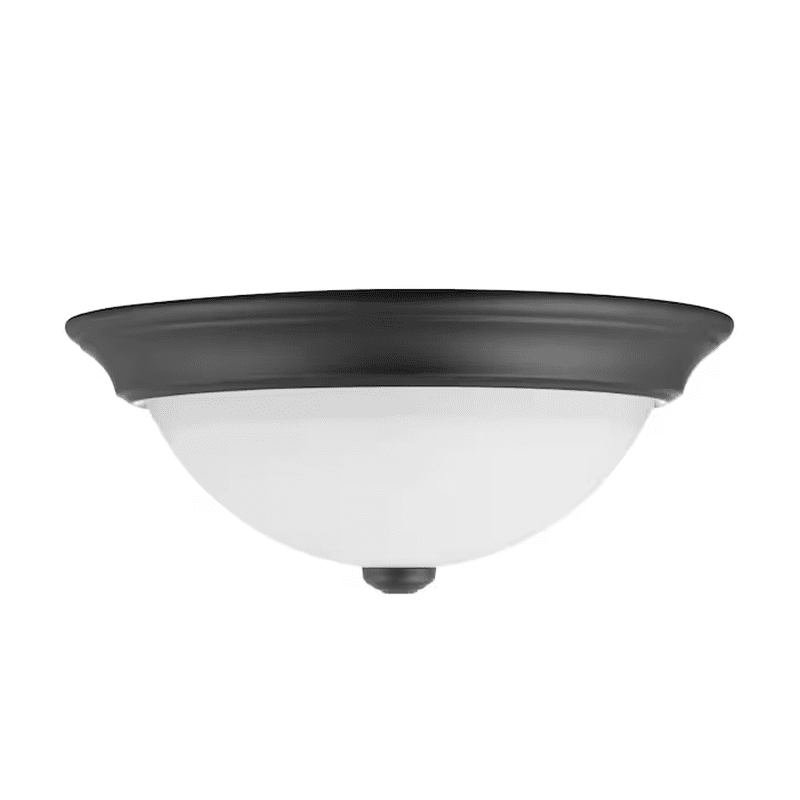 2 -Light 13-In Gloss Bronze Flush Mount Light 2 -Pack - Image 13