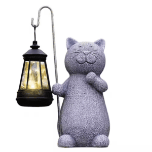 Garden Decor Statues: Front Patio Balcony Yard Art Lawn Ornaments Porch Outdoor outside Decorations (Cat)