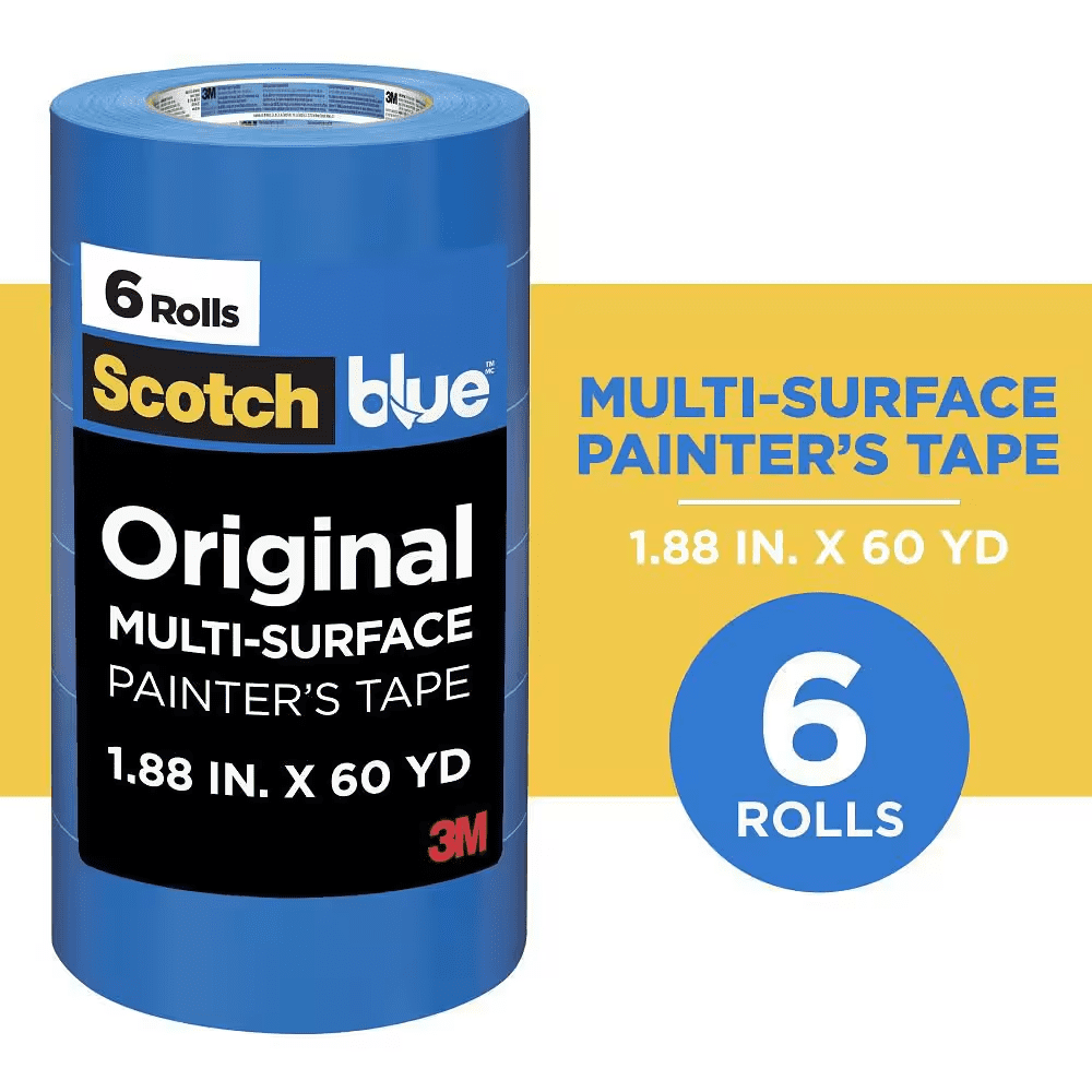 Scotchblue 1.88 In. X 60 Yds. Original Multi-Surface Painter'S Tape (6-Pack)