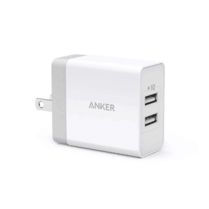 Anker 2-Port Powerport 24W Wall Charger - White