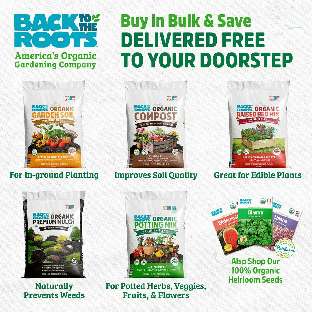 Organic Raised Bed Soil (1 Cu.Ft.) Peat-Free, Blended with Organic Fertilizer - Image 8