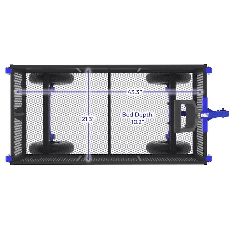 Heavy-Duty 6-Cu Ft Steel Yard Cart - Image 19