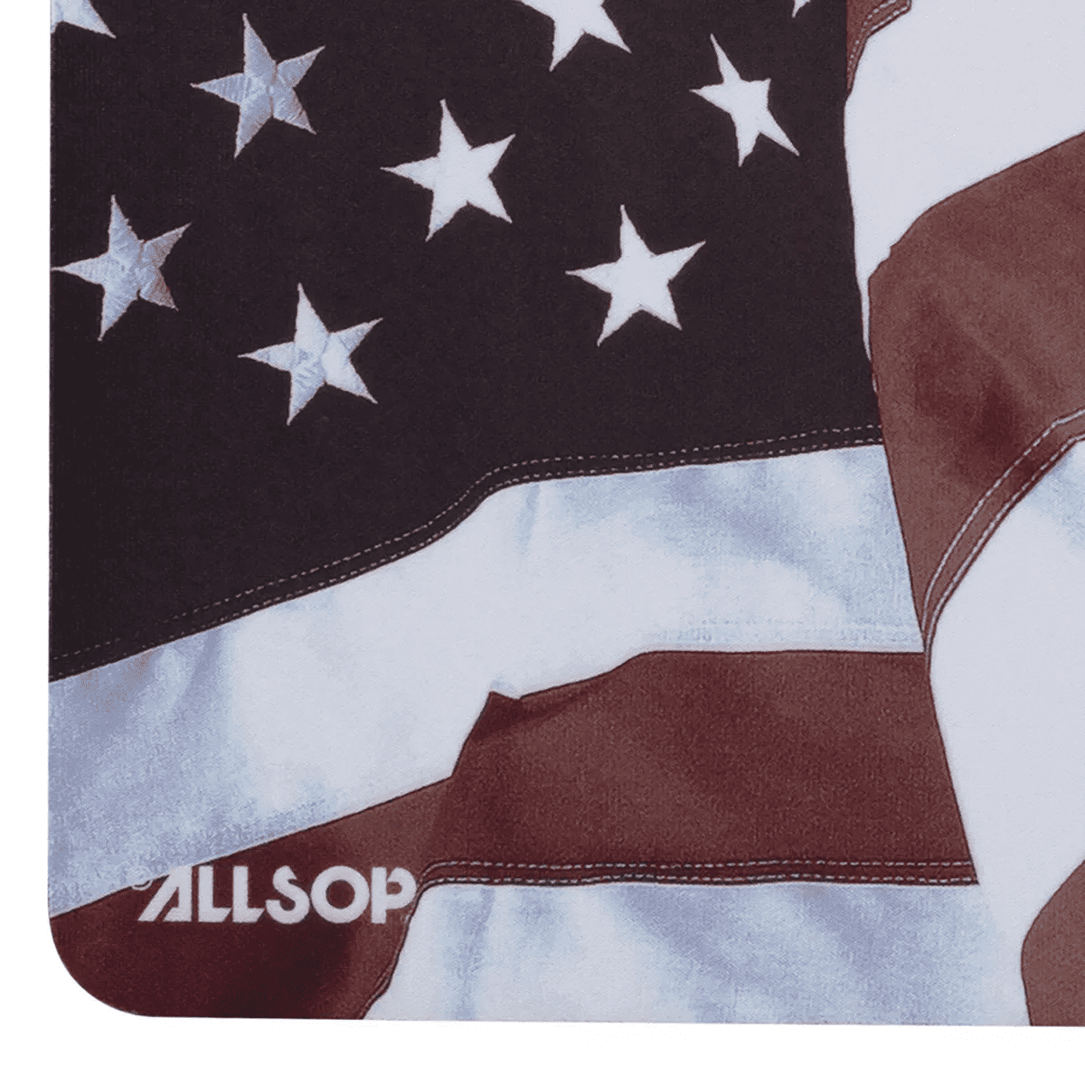 AllsopĀ® Old-Fashioned American Flag Mouse Pad in Red - Image 2