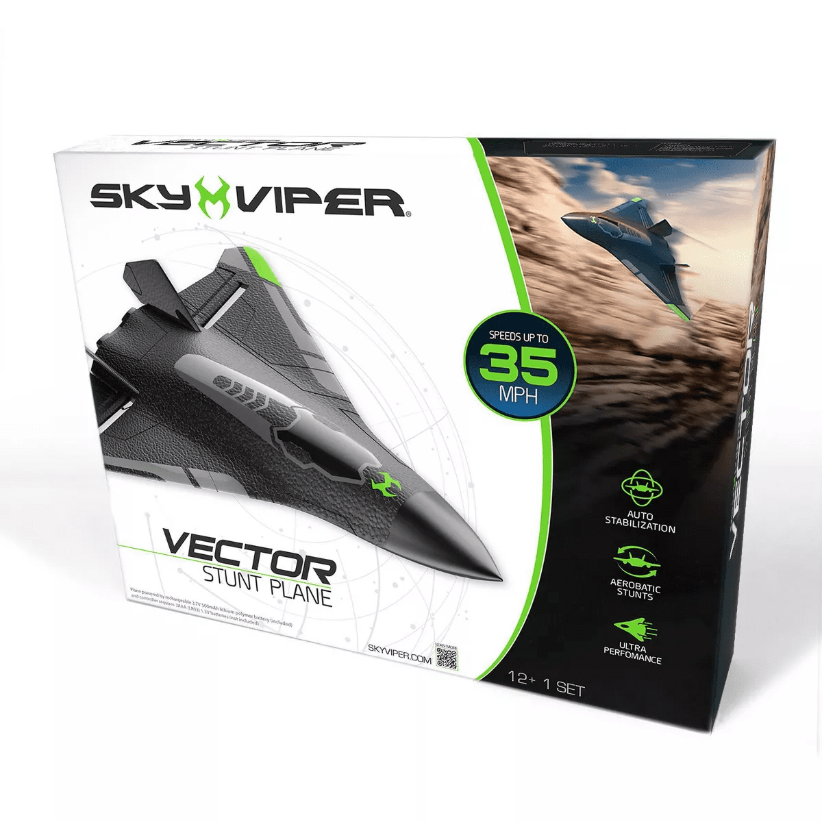 Sky Viper Vector Performance Stunt Jet: Remote Controlled Outdoor Racing Drone for Beginners - Image 12