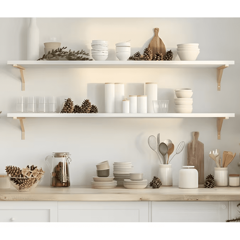 11.75-In D X 72.5-In L White Melamine Rectangular Shelf Board - Image 6