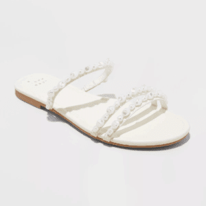 Women'S Aida Strappy Sandals - a New Day™ Ivory
