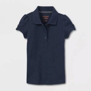 Toddler Girls' Short Sleeve Interlock Uniform Polo Shirt - Cat & Jack
