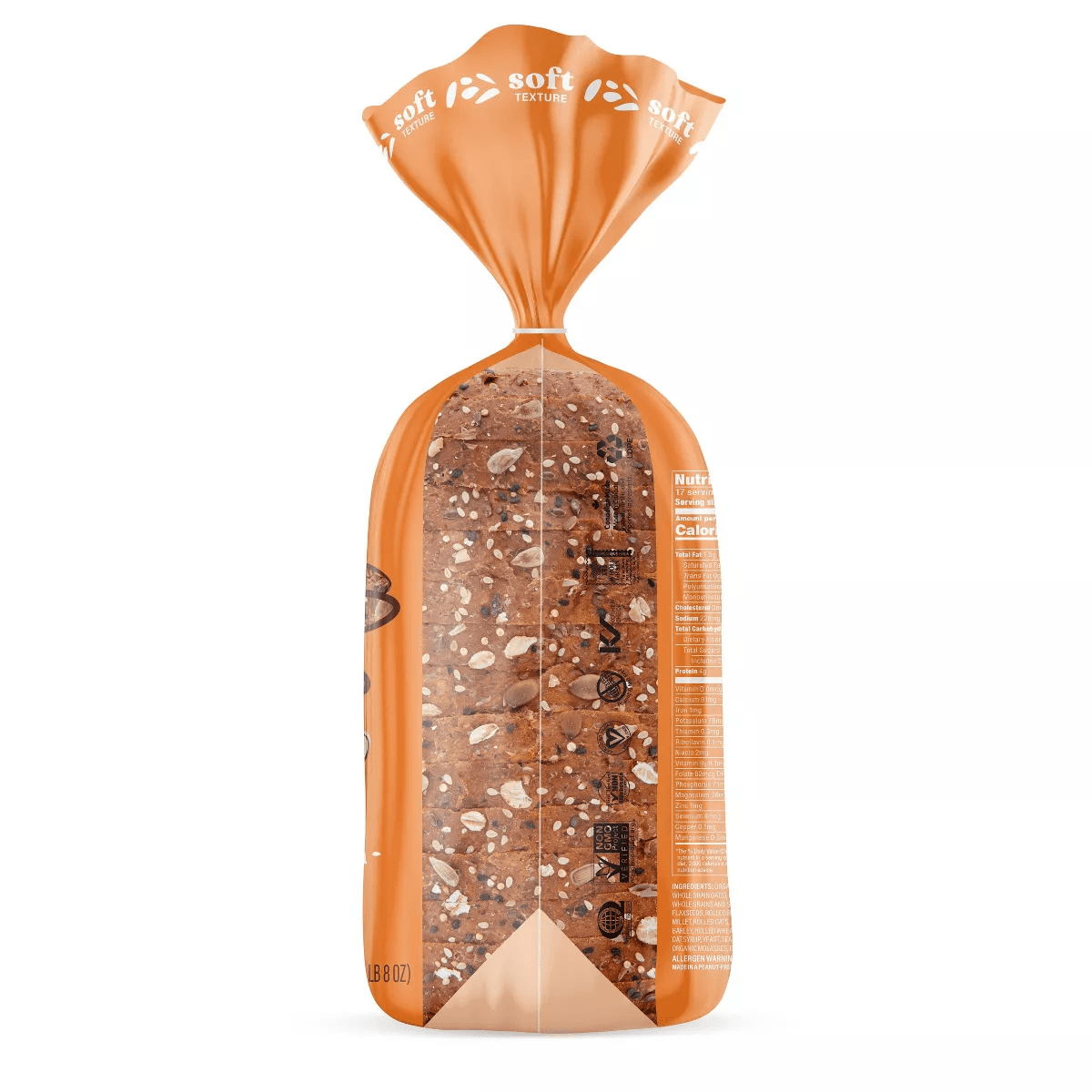 Silver Hills Bakery Organic Multigrain Sprouted Wheat Bread - 24Oz - Image 3