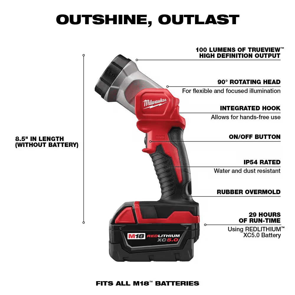 M18 FUEL 18V Lithium-Ion Brushless Cordless Combo Kit (7-Tool) with 1/2 In. Impact Wrench W/ Friction Ring - Image 10