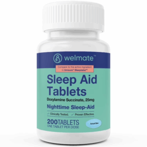 Sleep Aid, Doxylamine Succinate 25Mg - USA Made - 200 Tablets