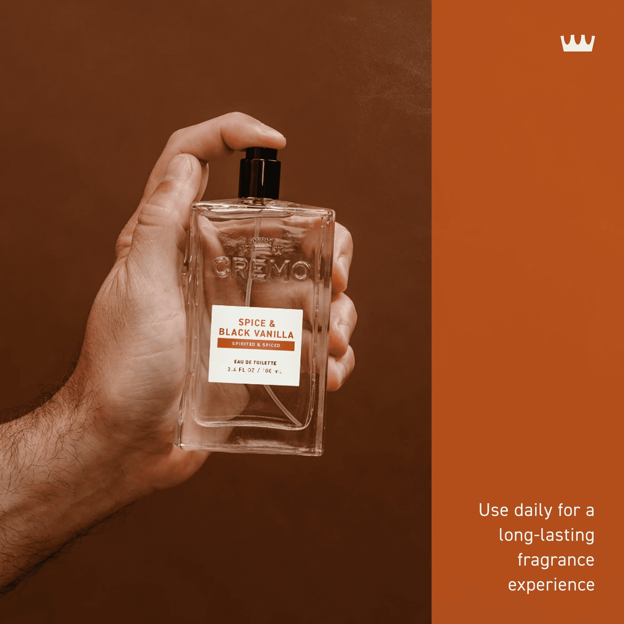 Men'S Cologne Spray, Spice & Black Vanilla Scent, 3.4 Fl Oz - Image 5