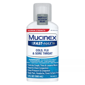 Mucinex Max Strength Cold, Flu & Sore Throat Medicine - Liquid - 6 Fl Oz