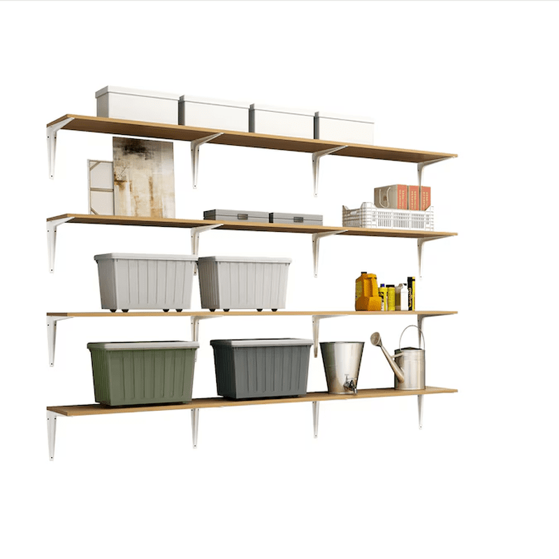 11.5-In L X 1.875-In W X 9.05-In D White Shelf Bracket - Image 9