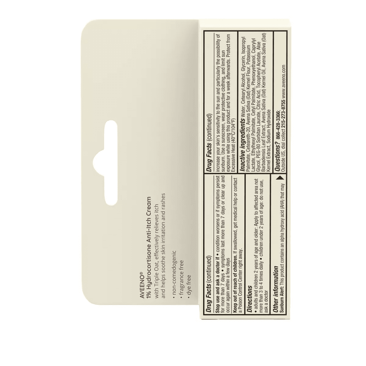 Aveeno Active Naturals Anti-Itch Cream - 1Oz - Image 7