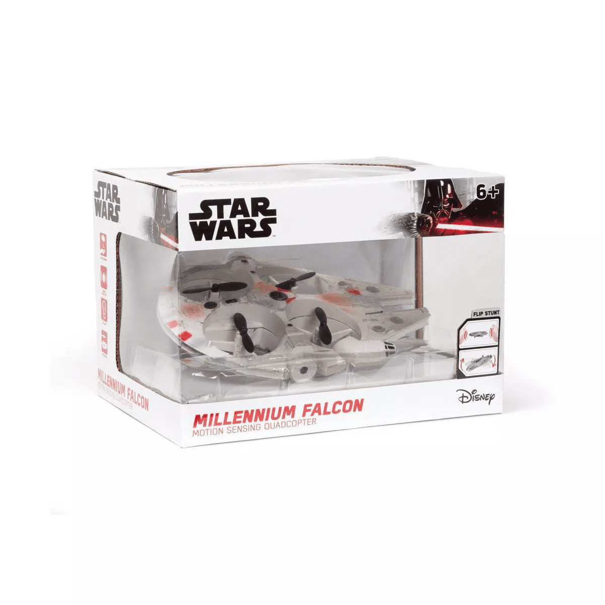World Tech Toys Star Wars Millennium Falcon Motion Sensing Drone Quadcopter - Image 4