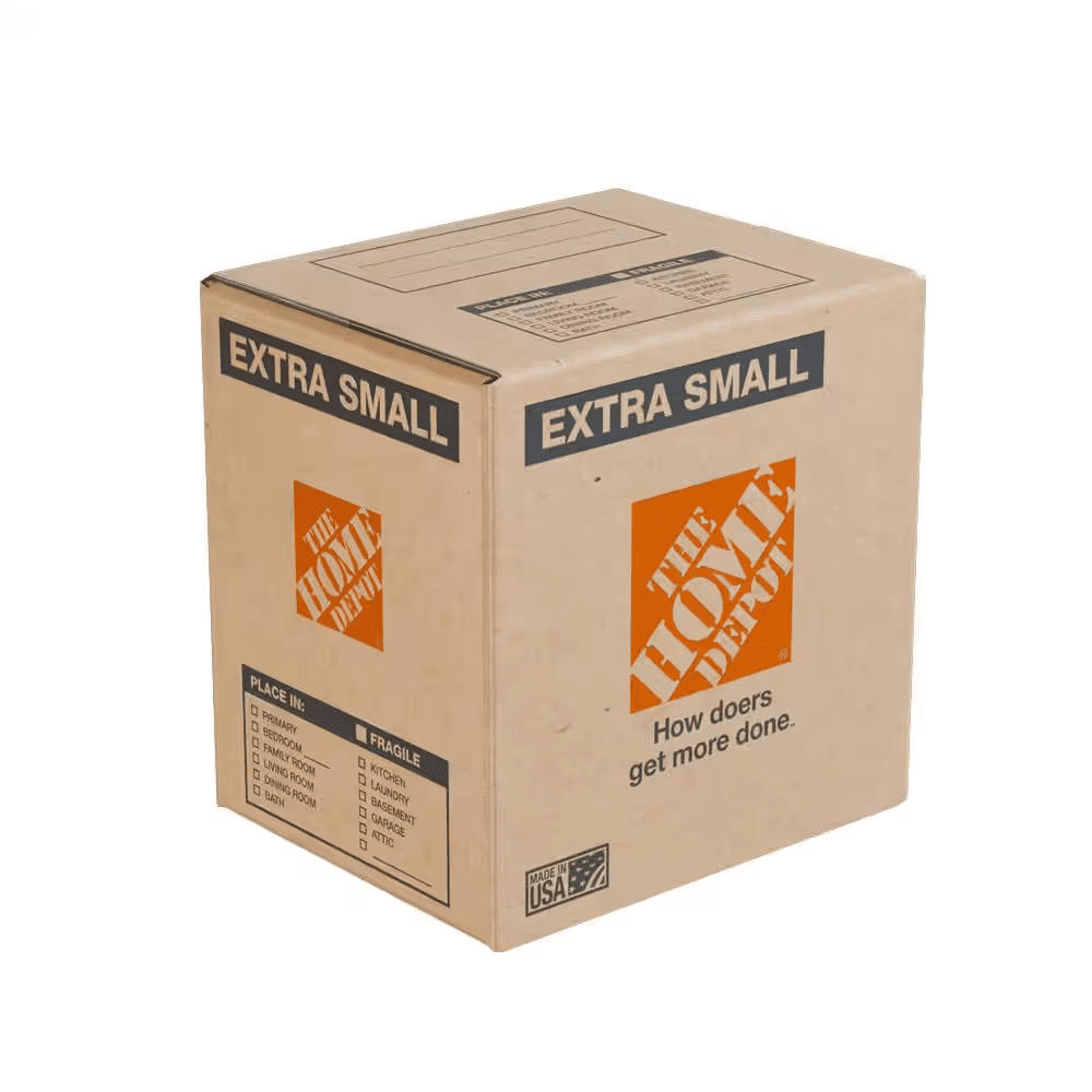 10 In. L X 8 In. W X 10 In. D Extra Small Moving Box (10-Pack)