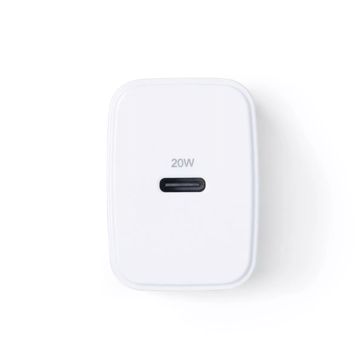 Single Port 20W USB-C Wall Charger - Dealworthy™ White - Image 4