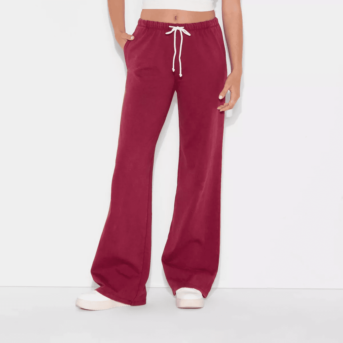 Women'S Mid-Rise Knit Sweatpants - Image 2
