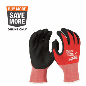 X-Large Red Nitrile Level 1 Cut Resistant Dipped Work Gloves