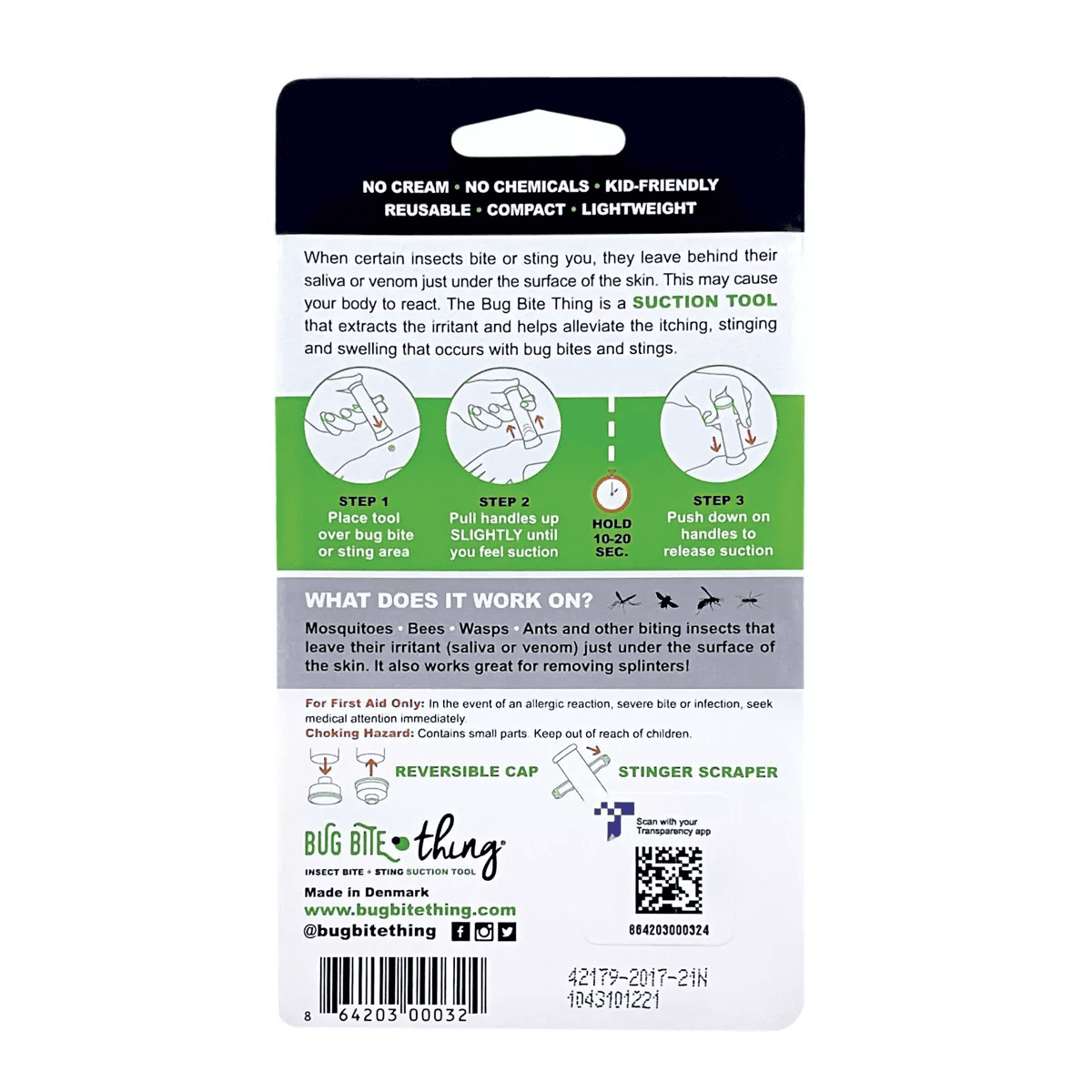 Bug Bite Thing Insect Bite + Sting Suction Tool - 1Ct - Image 3