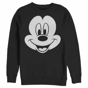 Men'S Mickey & Friends Large Face Sweatshirt
