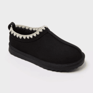 Kids' Nola Faux Suede Clog Slippers - Cat & Jack Brown