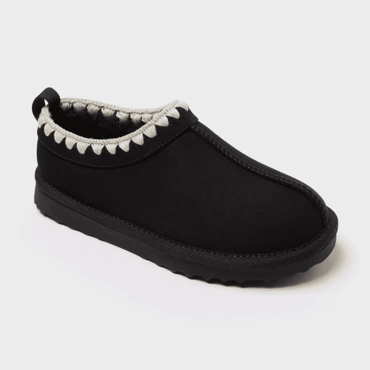 Kids' Nola Faux Suede Clog Slippers - Cat & Jack Brown