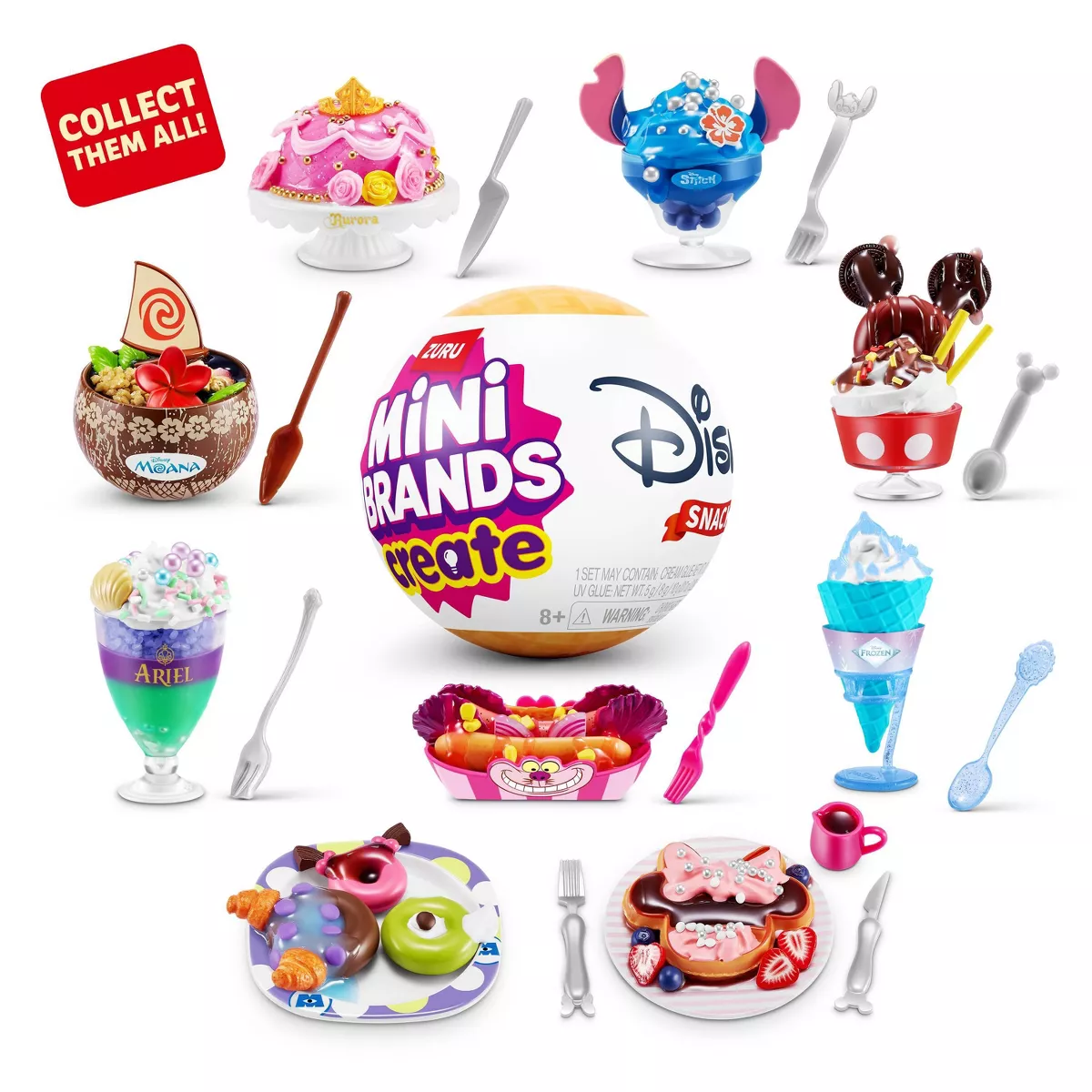 Mini Brands Disney Create Series 1 Capsule: Includes Mini Figure, Plastic Material - Image 2