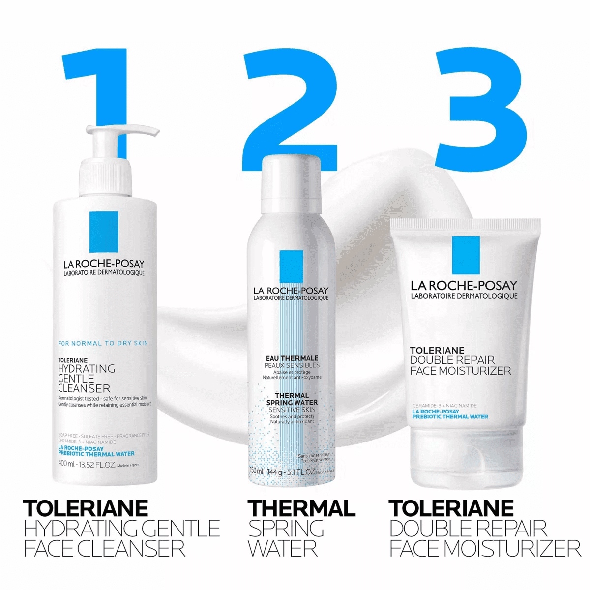 La Roche Posay Toleriane Double Repair Face Moisturizer with Ceramide and Niacinamide - Image 7