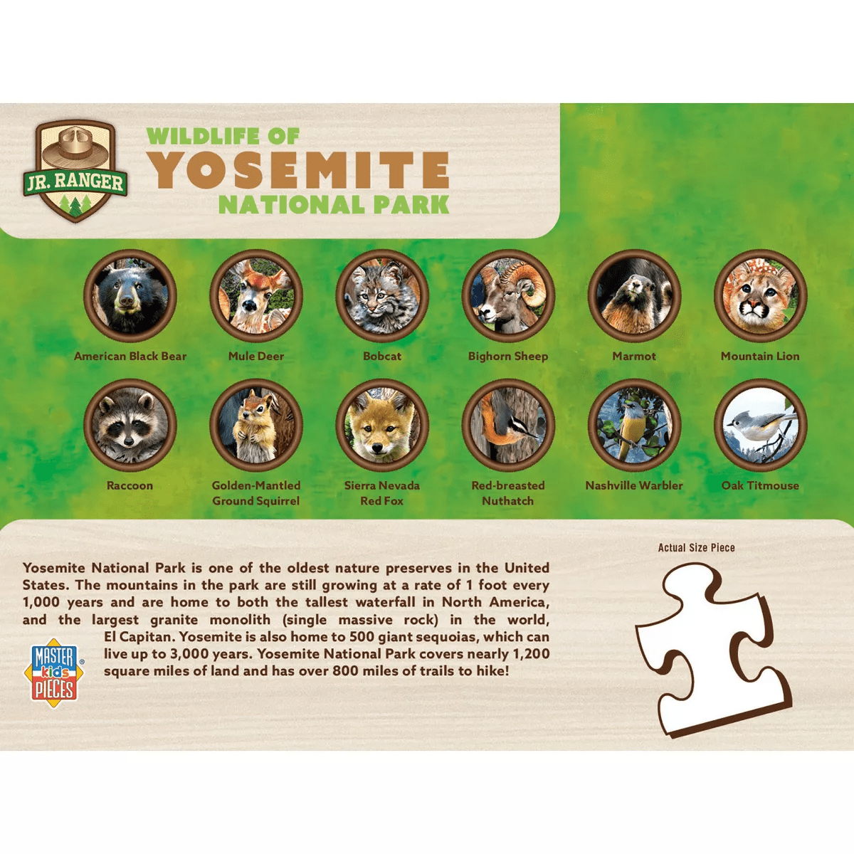 Masterpieces 100 Piece Jigsaw Puzzle for Kids - Yosemite National Park - Image 4
